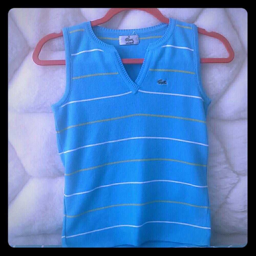 Lacoste Womens Sleeveless Top